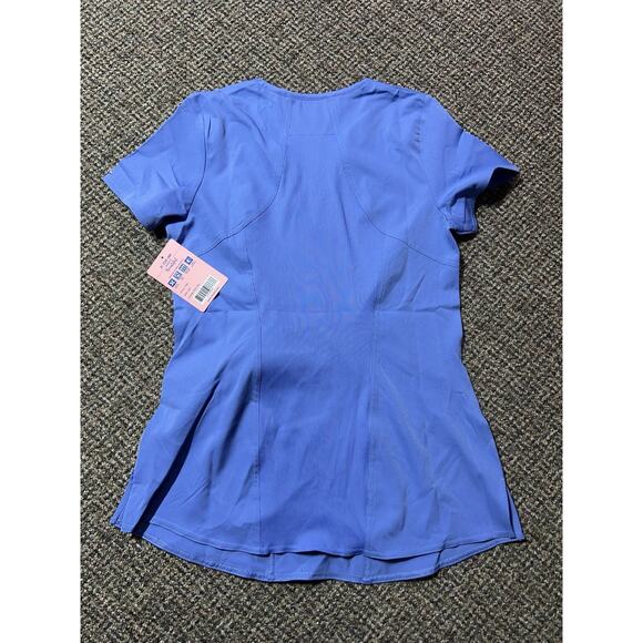 Ava Therese Scrub Top Style 1084 Color Ceil Womens XXS NWT - Picture 11 of 11